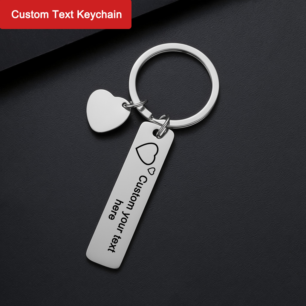 맞춤형 텍스트 키체인 개인 맞춤 이름 키링 금속 발렌타 - Personalized Engraved Gift 리뷰 및 가격