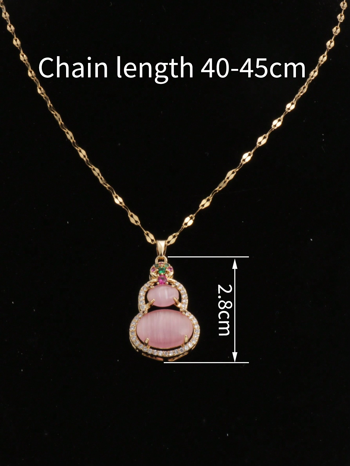 18K 금도금된 중국풍 호리병 펜던트 목걸이 1개, 행 - Luxury Lifestyle Gifts 리뷰 및 가격